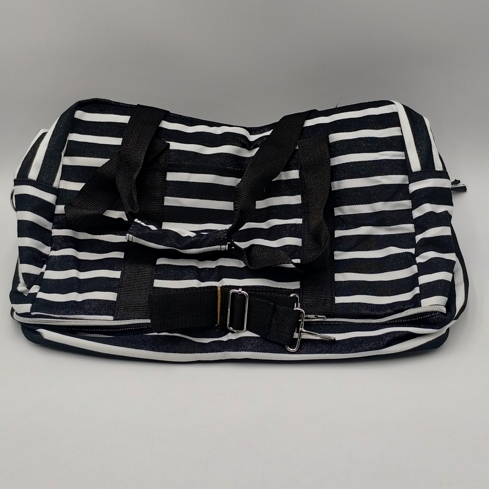 Extra Large Tote W/ Bottom Storage. 2 Handles And Shoulder Strap.